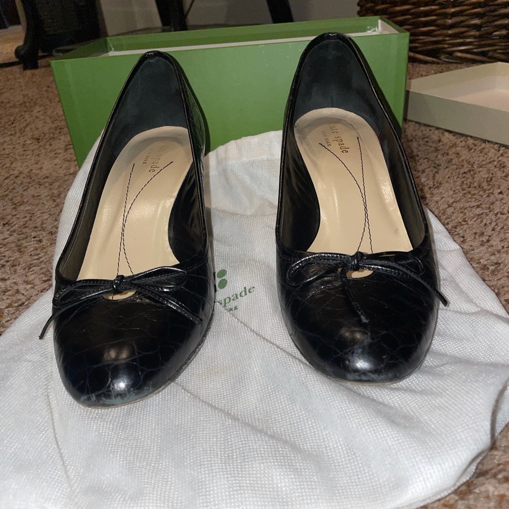 Kate Spade Cybil black heels